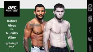 Luta épica entre Nurullo Aliev e Rafael Alves no UFC Vegas 70