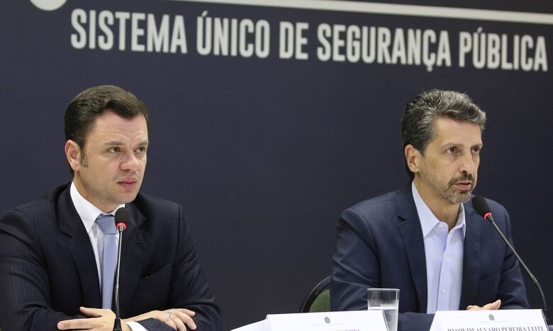 Ministros do Meio Ambiente, Joaquim Leite, e da Justiça e Segurança Pública, Anderson Torres