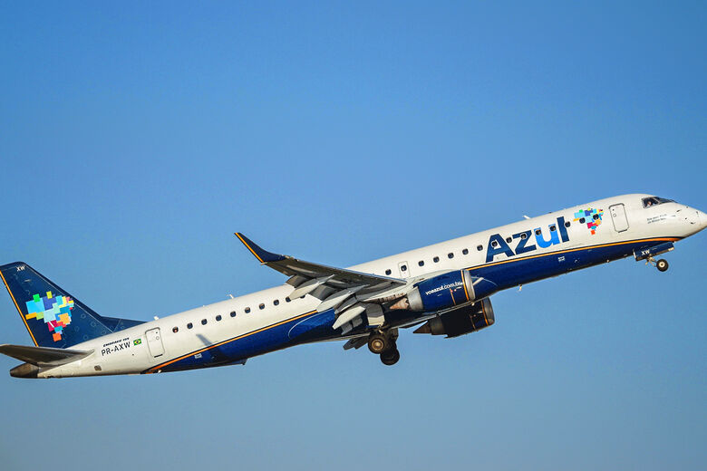 Azul tem alta no tráfego de passageiros em 2022