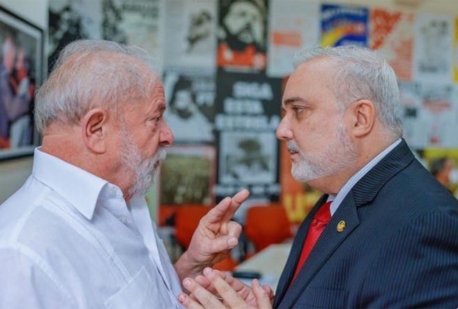 Presidente Lula (PT) e Jean Paul Prates, CEO da Petrobras (PETR3)(PETR4)