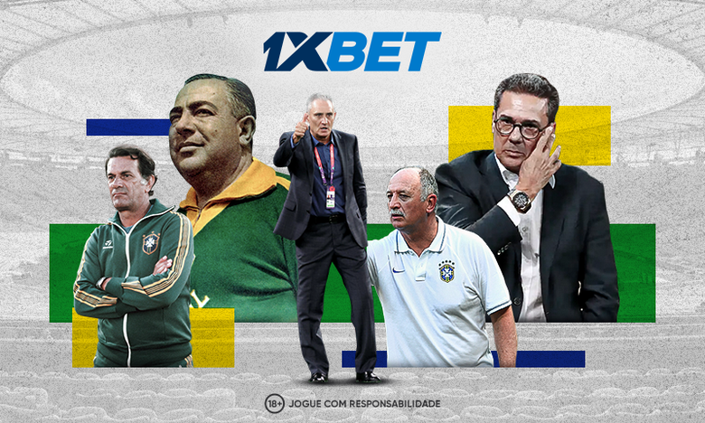 A empresa de apostas 1xBet presta homenagem aos grandes treinadores brasileiros que marcaram época no futebol