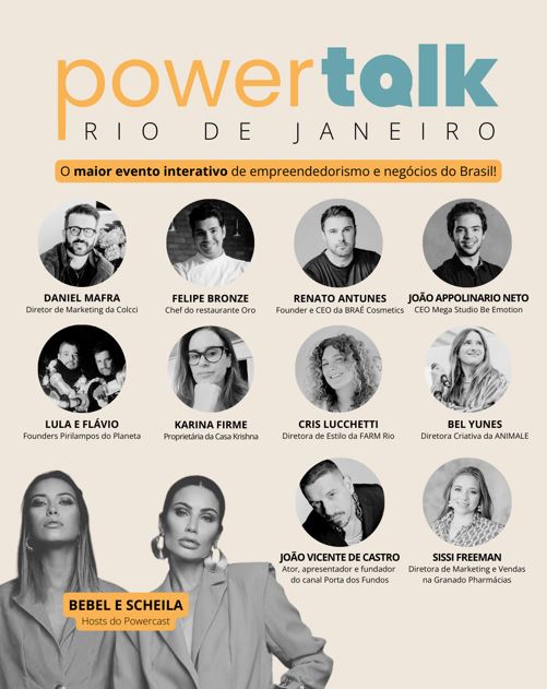 Conheça Bebel Rendeiro e Scheila Santos: líderes do PowerCast, elas transformam o empreendedorismo com dicas valiosas para empresários em eventos nacionais e internacionais
